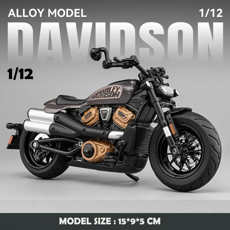 1/12 Harley Davidson Sportster S Motorbike Alloy Model Diecast Racing Motorcycle
