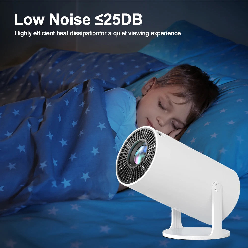 1080P Projector with Speaker Portable Mini Wireless Projector Dual 200 ANSI