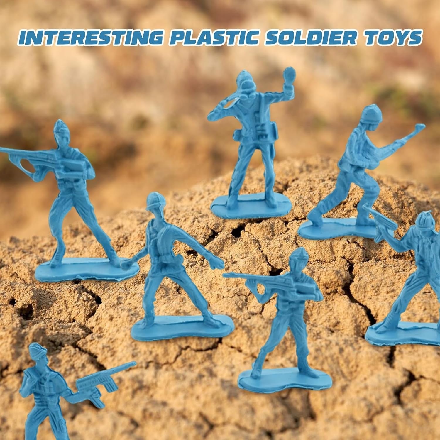 100Pcs Soldiers Toys for Boys,Toy Soldiers Army Toys,Mini Plastic Soldiers