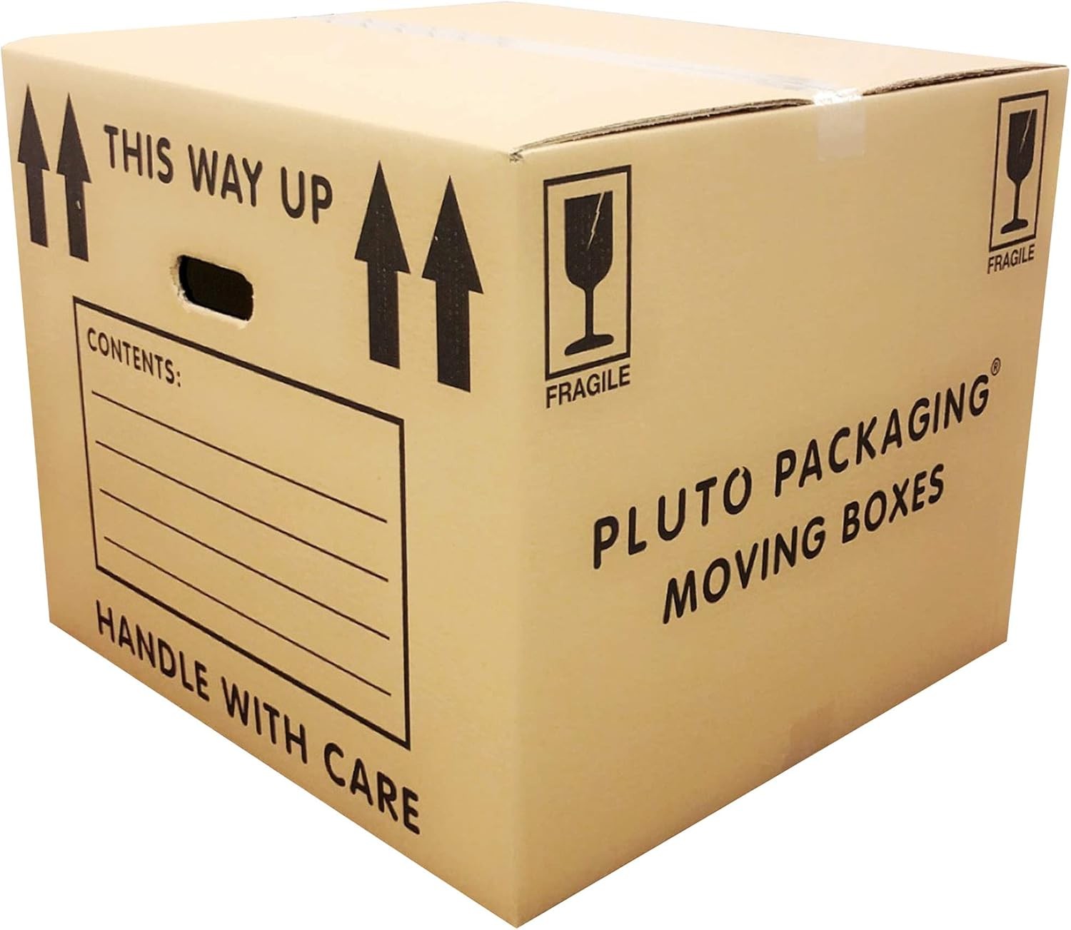 10 Extra Large Cardboard Storage Packing Moving House Boxes with Carry Handles