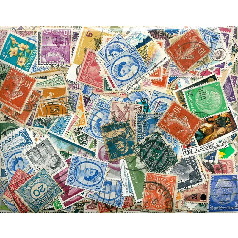 100 Pcs / Lot Postage Stamps Good Condition Used with Post Mark from All World