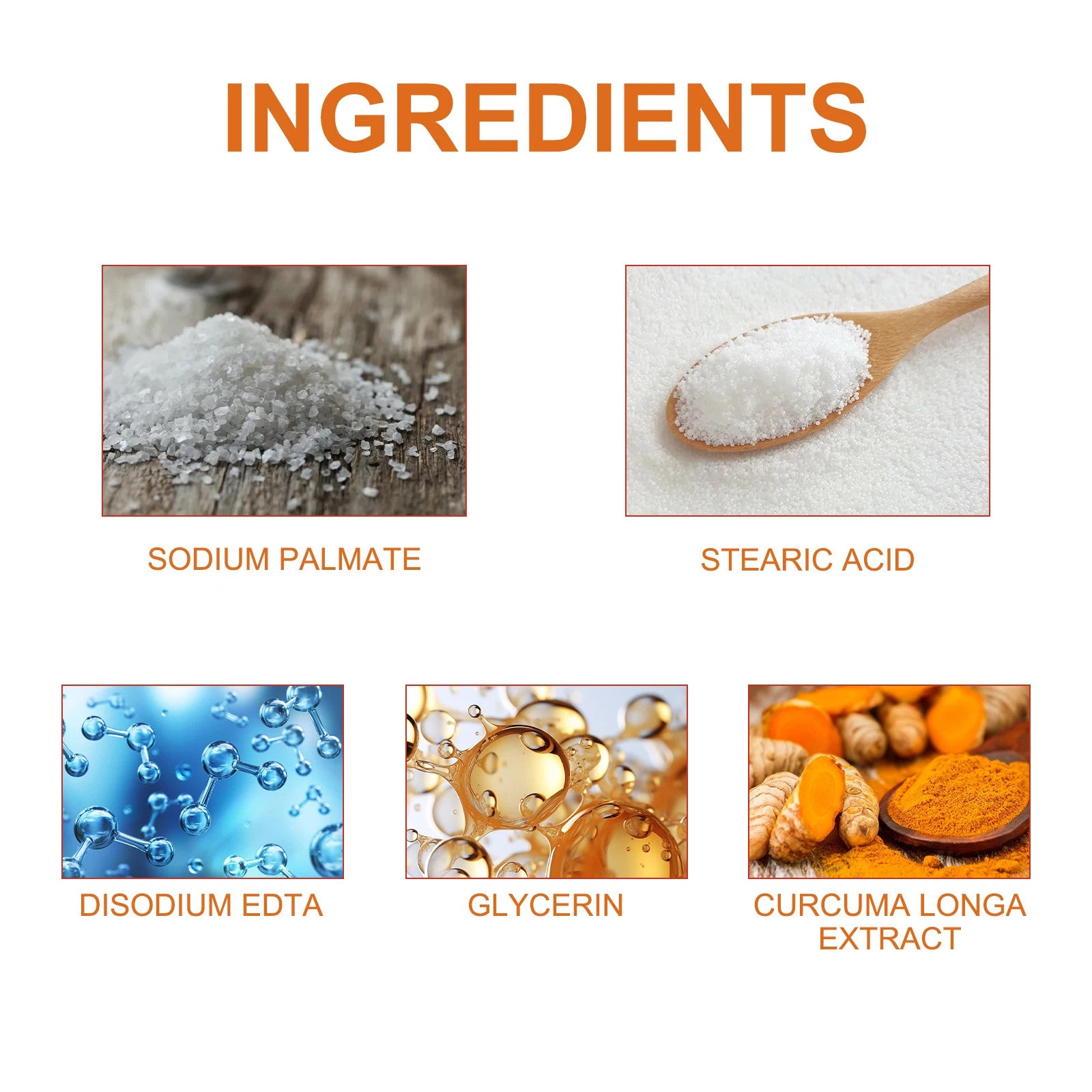 100G  Turmeric Facial Soap Deep Moisturize Exfoliator Oil Control Nourish Face