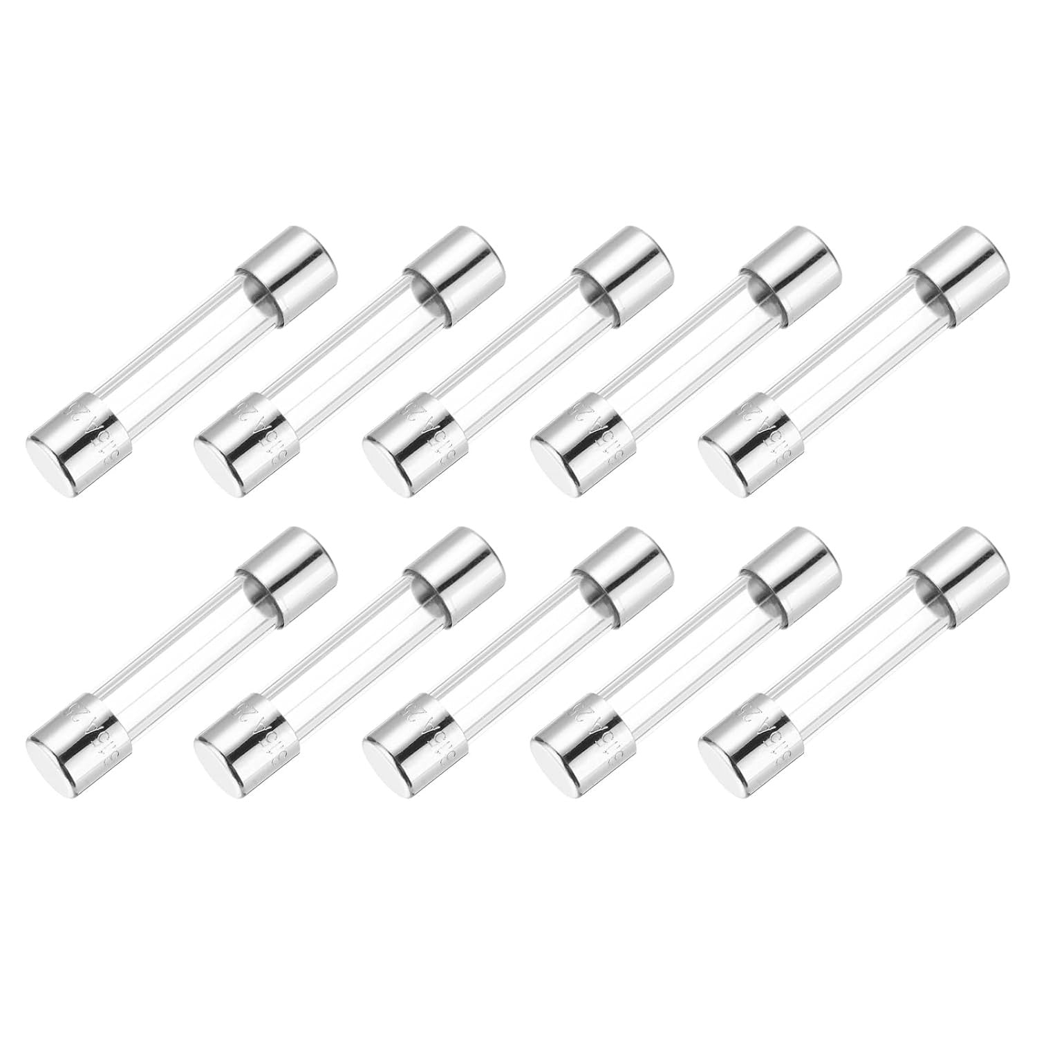 0.75A 250V Glass Fuse 5X20Mm Time Delay Fuse UL Listed Slow Blow Fuse Pack of 10