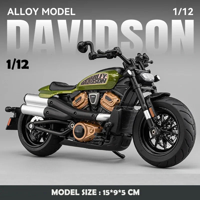 1/12 Harley Davidson Sportster S Motorbike Alloy Model Diecast Racing Motorcycle