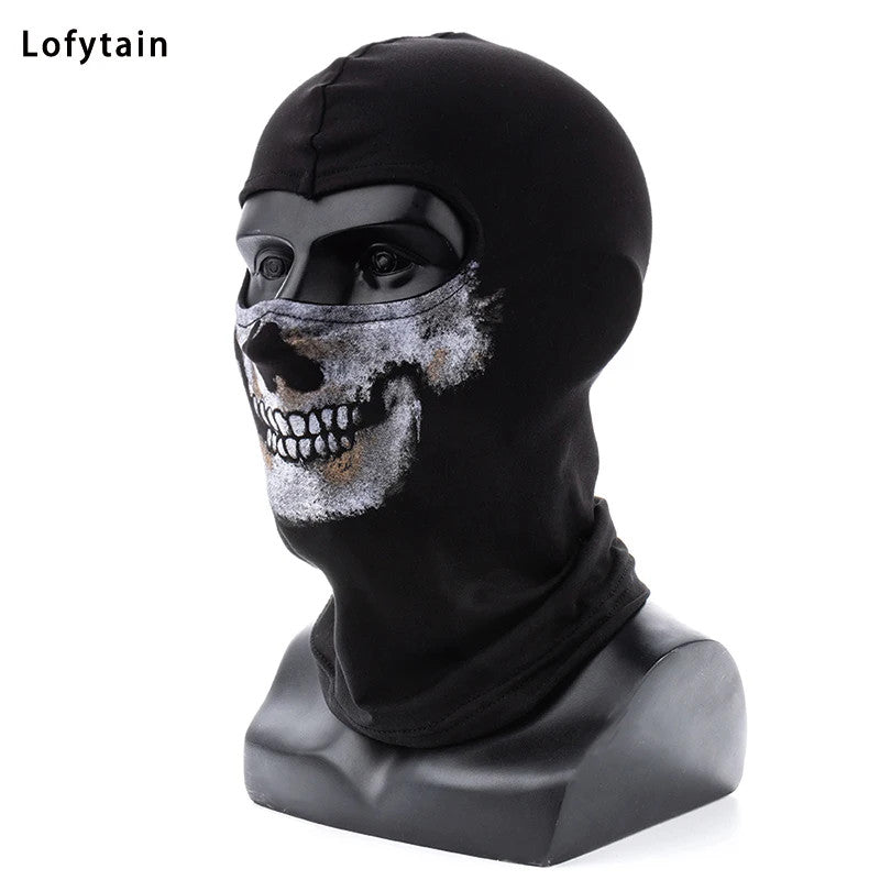 COD:MW2 Ghost Skull Balaclava Ghost Simon Riley Face War Game Cosplay Mask