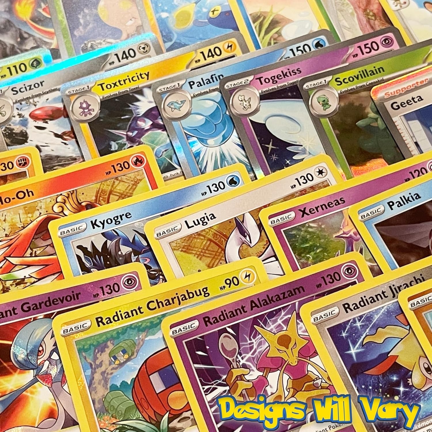 Pokemon Shiny Card Bundle 50 Random Cards Guaranteed 10 Holos 1 Rare Ultra Shiny