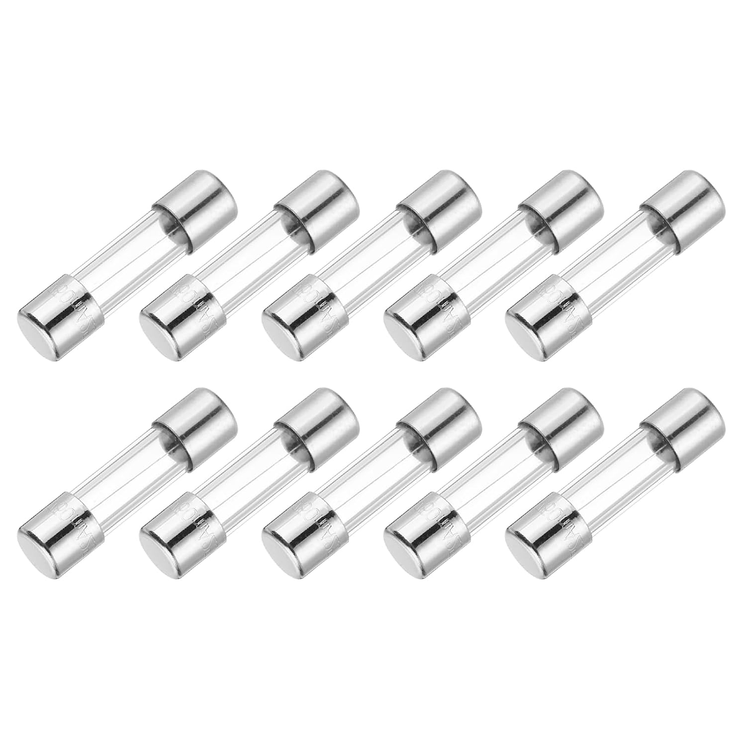 0.75A 250V Glass Fuse 5X20Mm Time Delay Fuse UL Listed Slow Blow Fuse Pack of 10