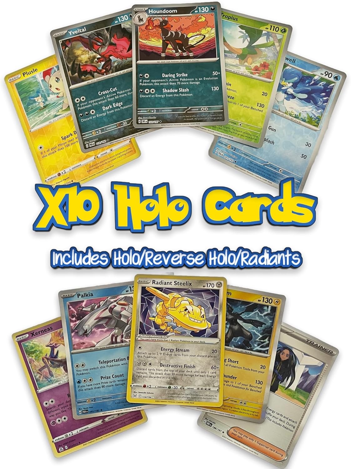 Pokemon Shiny Card Bundle 50 Random Cards Guaranteed 10 Holos 1 Rare Ultra Shiny