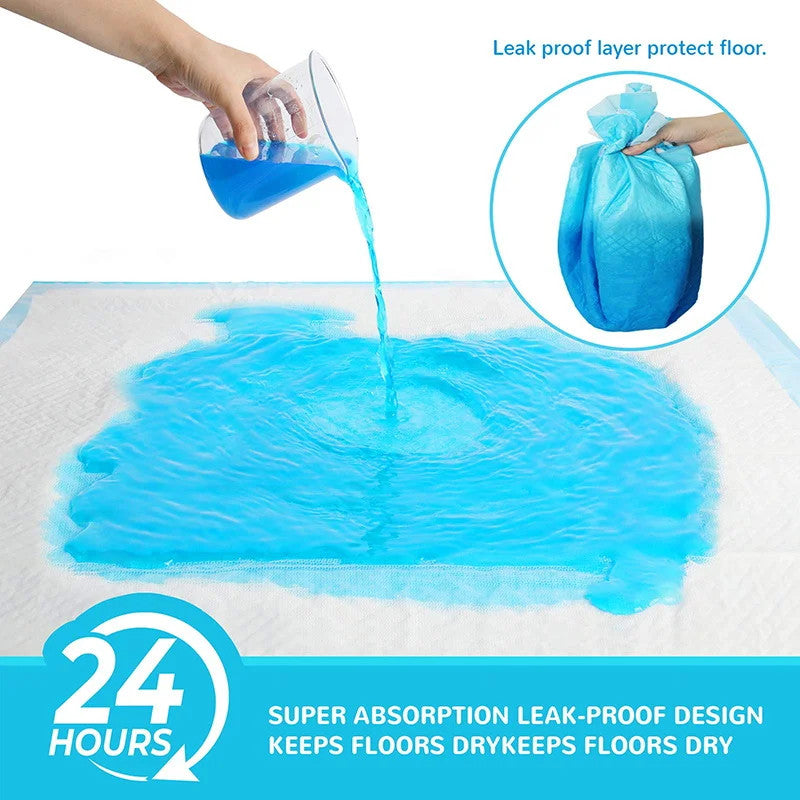 100Pc Pet Diapers 45*60Cm Super Absorbent Pet Diaper Dog Training Pee Pads