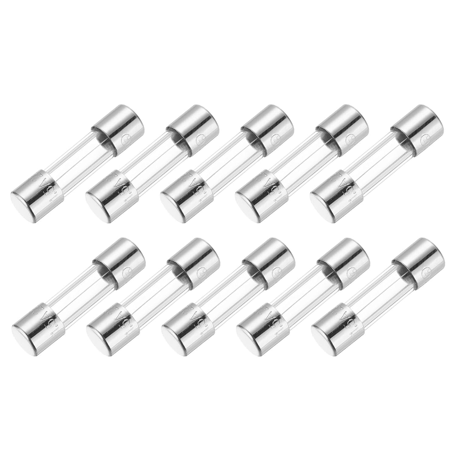0.75A 250V Glass Fuse 5X20Mm Time Delay Fuse UL Listed Slow Blow Fuse Pack of 10