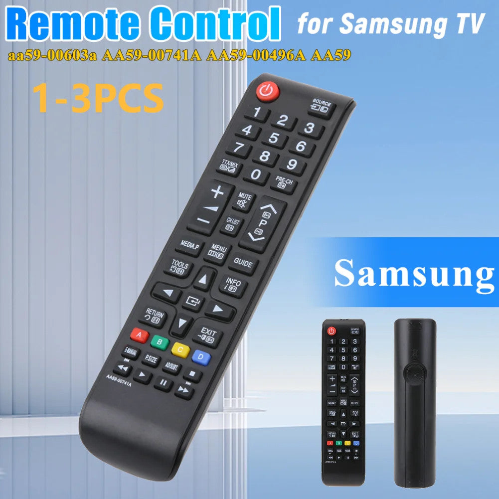 1-3PCS TV Remote Control for Samsung AA59-00741A 3D SMART TV