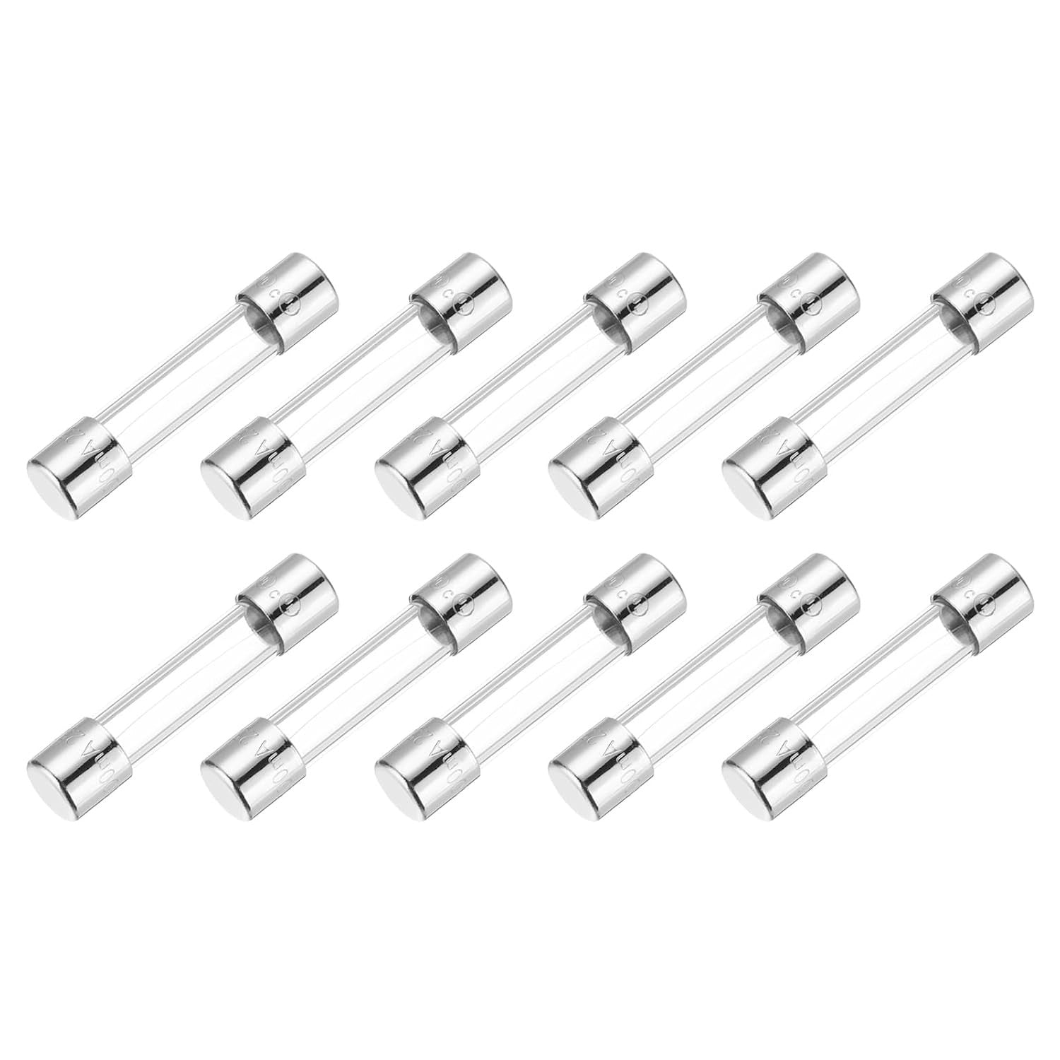0.75A 250V Glass Fuse 5X20Mm Time Delay Fuse UL Listed Slow Blow Fuse Pack of 10