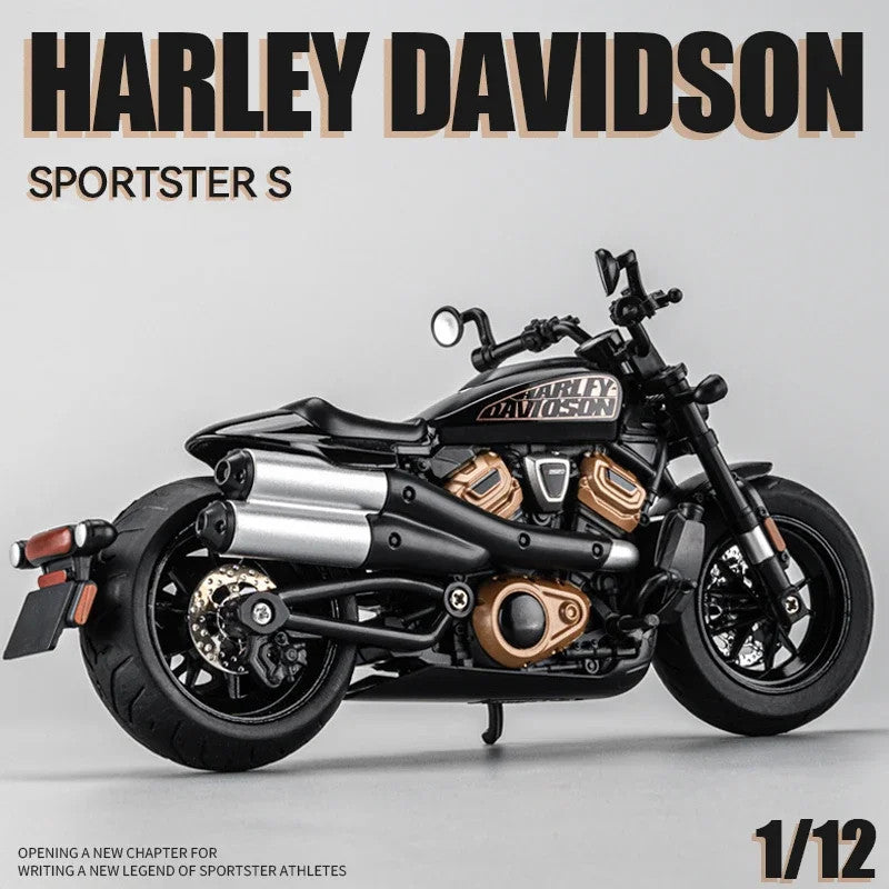 1/12 Harley Davidson Sportster S Motorbike Alloy Model Diecast Racing Motorcycle
