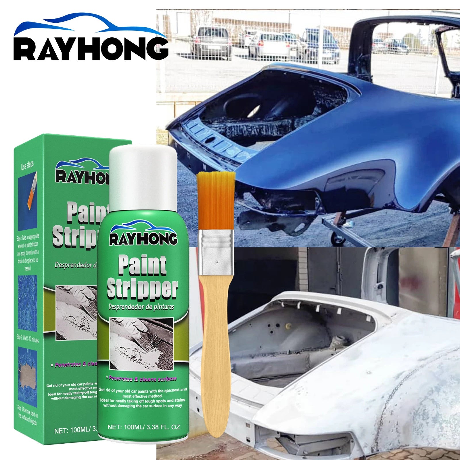 100Ml Automotive Varnish Remover Stripping Metal Surface Paint-Remove Agent