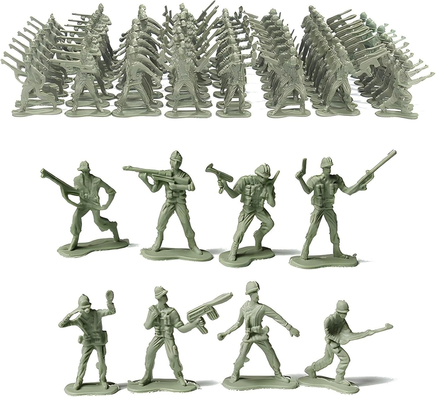 100Pcs Soldiers Toys for Boys,Toy Soldiers Army Toys,Mini Plastic Soldiers