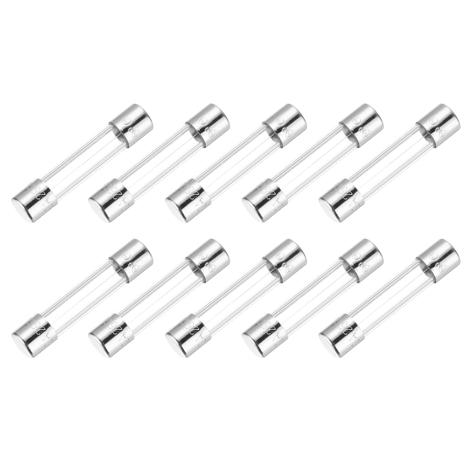 0.75A 250V Glass Fuse 5X20Mm Time Delay Fuse UL Listed Slow Blow Fuse Pack of 10