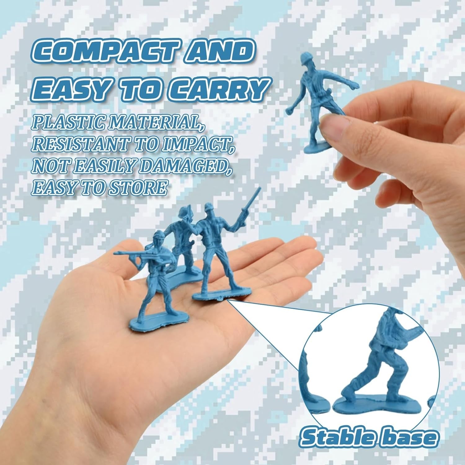 100Pcs Soldiers Toys for Boys,Toy Soldiers Army Toys,Mini Plastic Soldiers