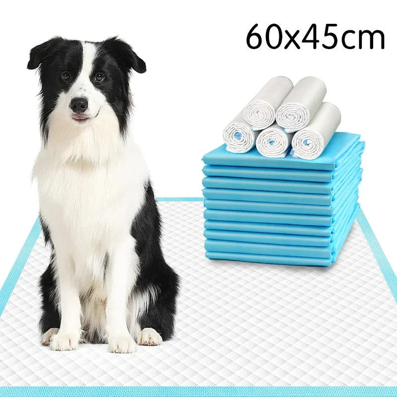 100Pc Pet Diapers 45*60Cm Super Absorbent Pet Diaper Dog Training Pee Pads