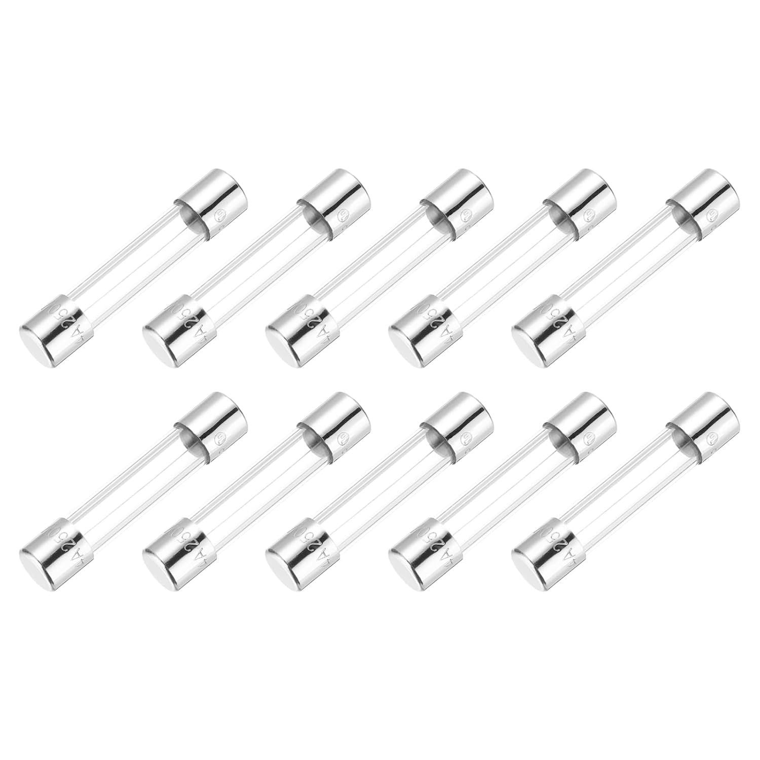 0.75A 250V Glass Fuse 5X20Mm Time Delay Fuse UL Listed Slow Blow Fuse Pack of 10