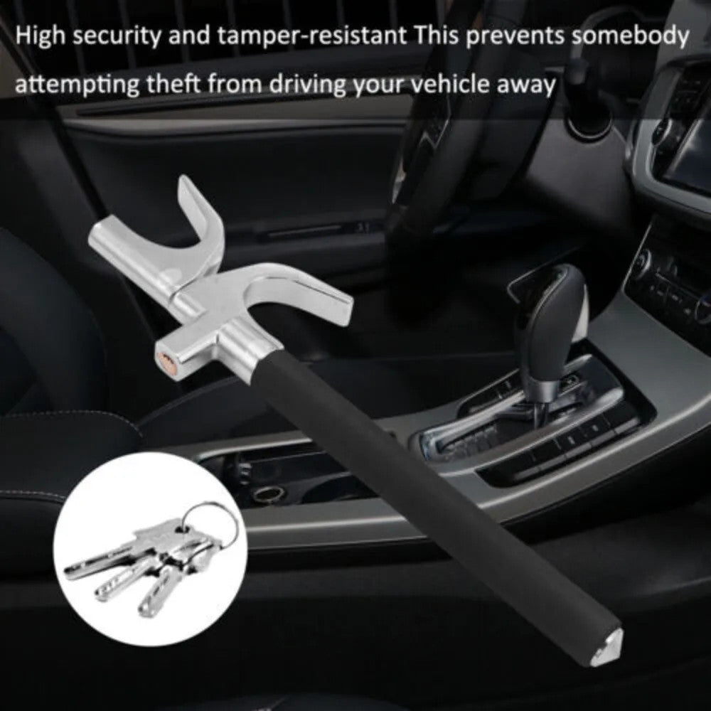 Steering Wheel Lock Heavy Duty High Security Car Van anti Theft 3 Keys Universal