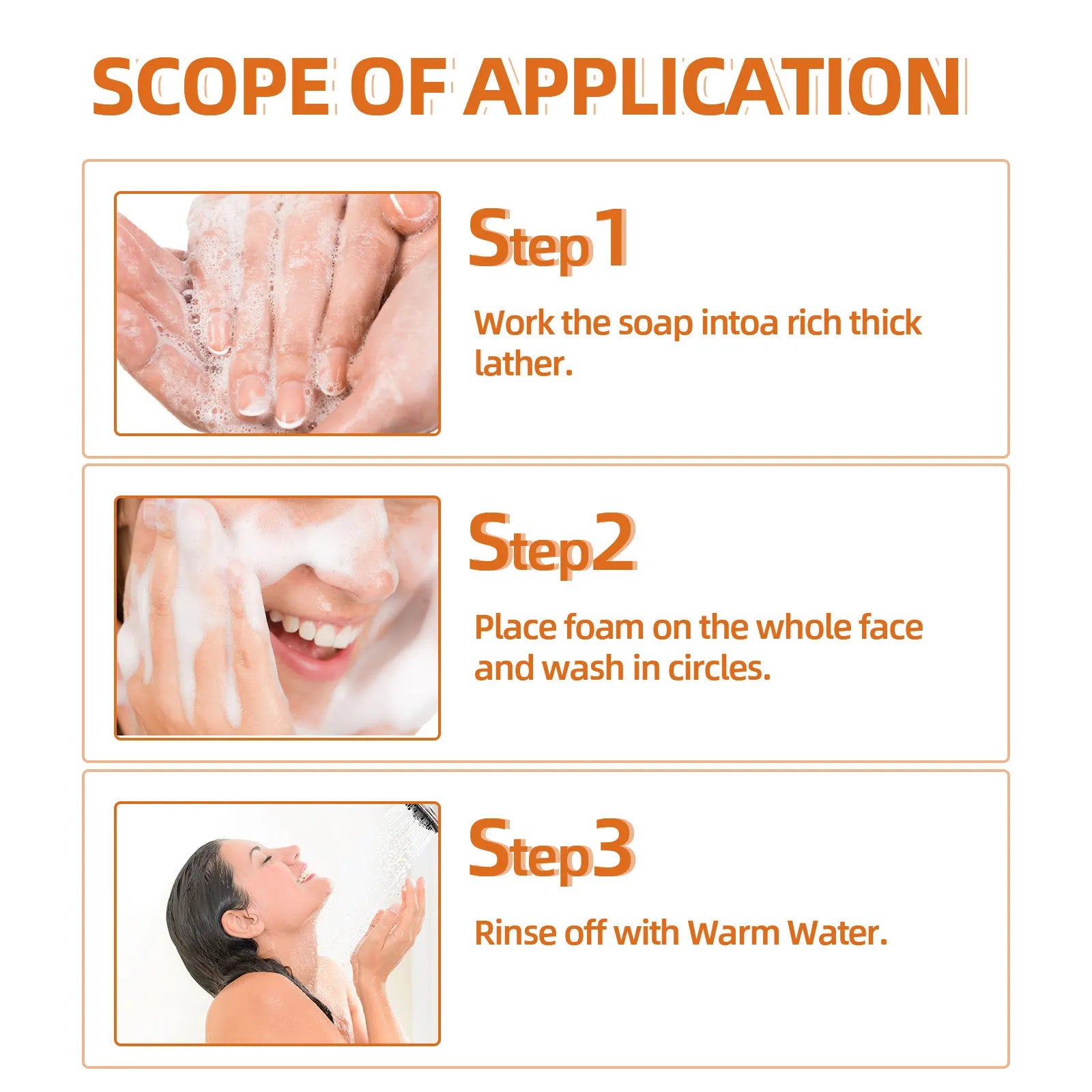 100G  Turmeric Facial Soap Deep Moisturize Exfoliator Oil Control Nourish Face