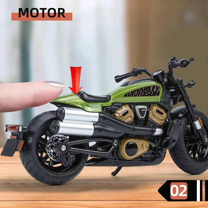 1/12 Harley Davidson Sportster S Motorbike Alloy Model Diecast Racing Motorcycle