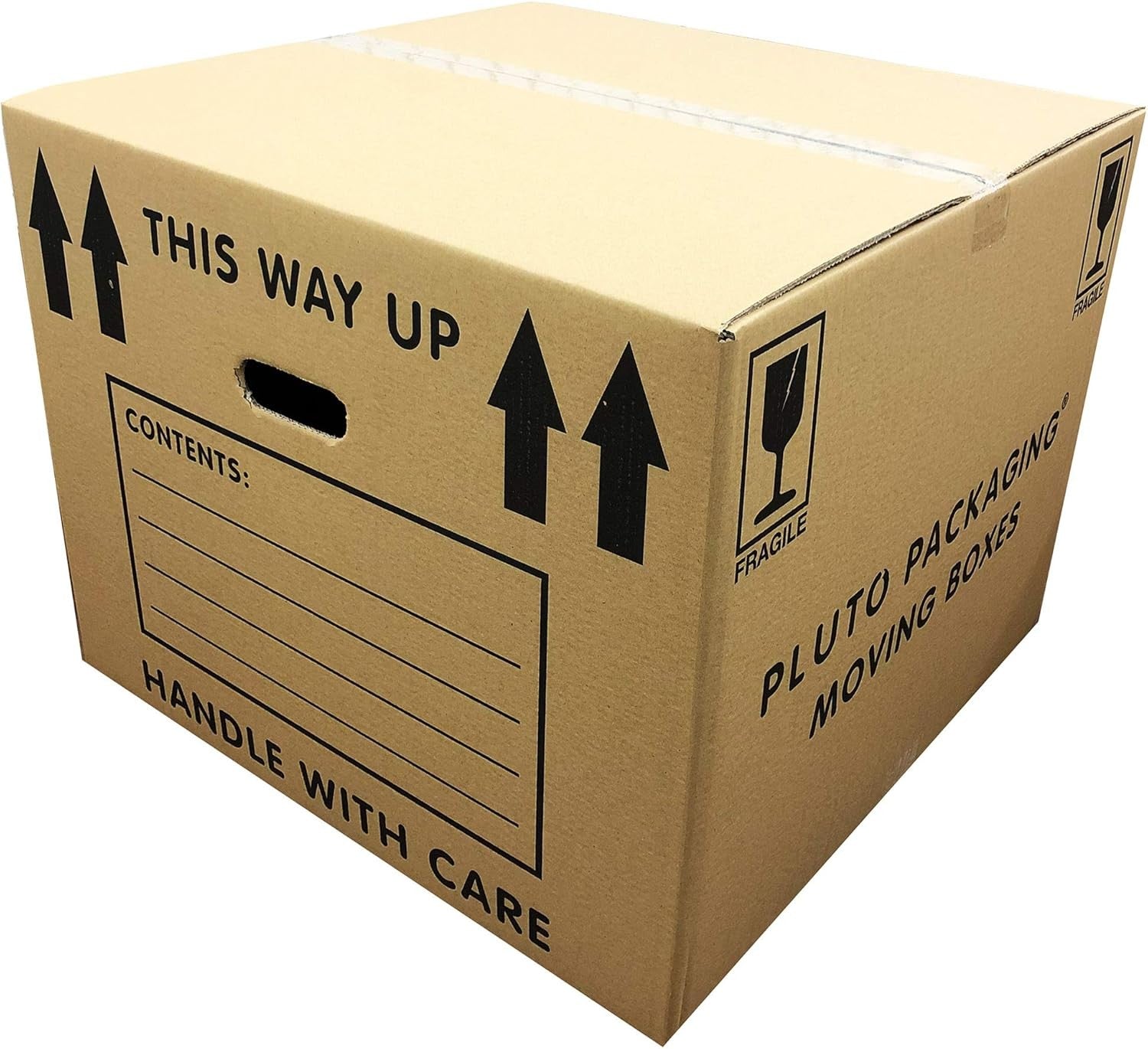 10 Extra Large Cardboard Storage Packing Moving House Boxes with Carry Handles