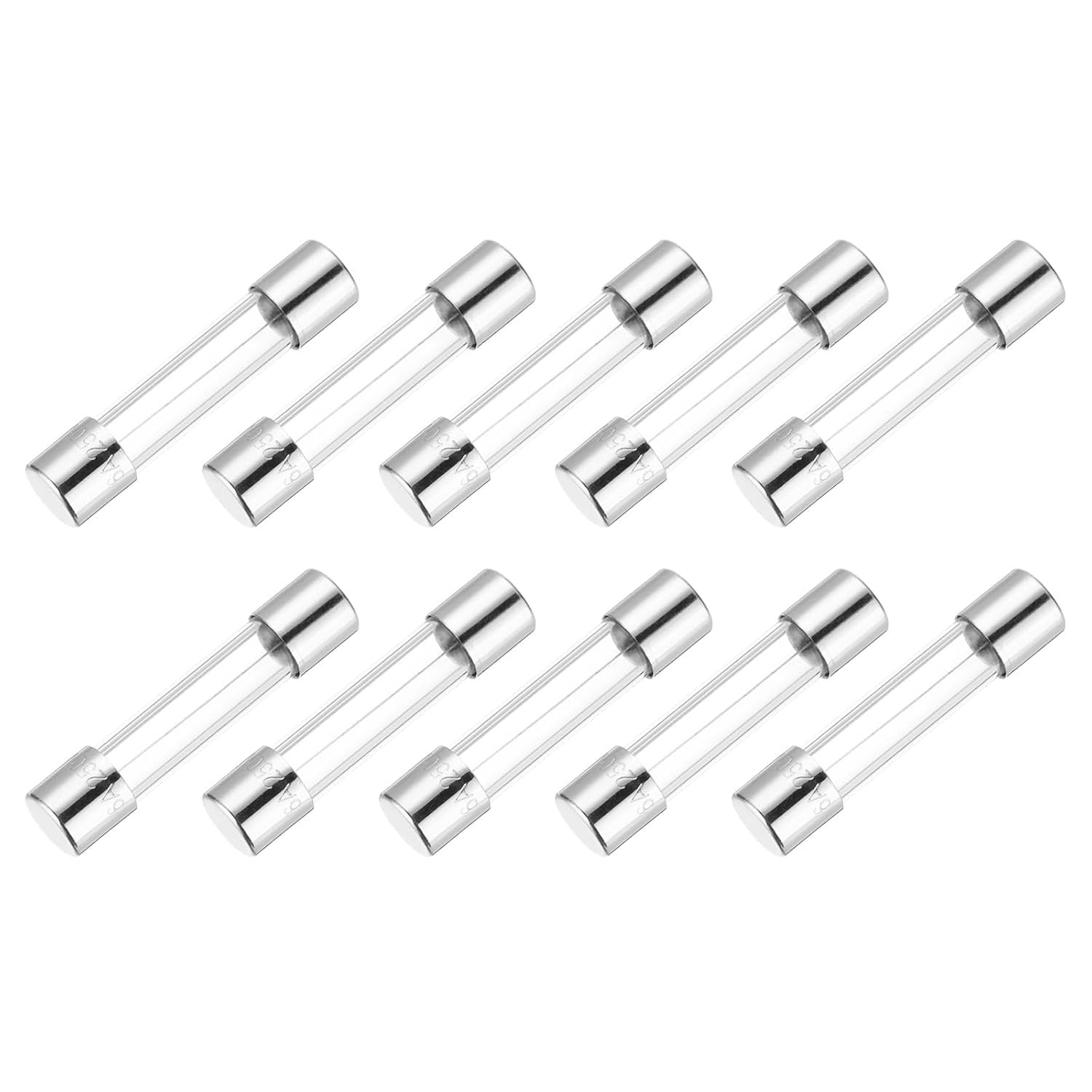 0.75A 250V Glass Fuse 5X20Mm Time Delay Fuse UL Listed Slow Blow Fuse Pack of 10