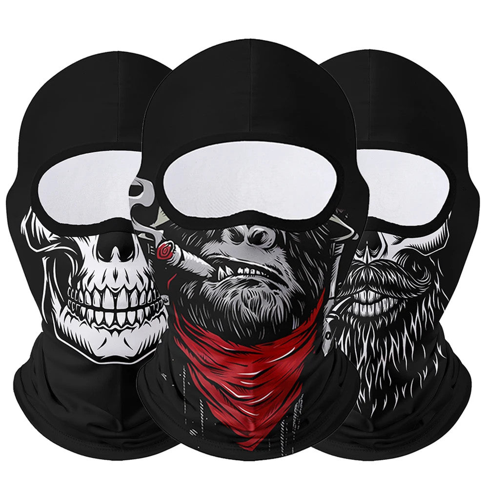 Balaclava Face Mask Moto Clown Ghost Skull Mask Breathable Windproof UV