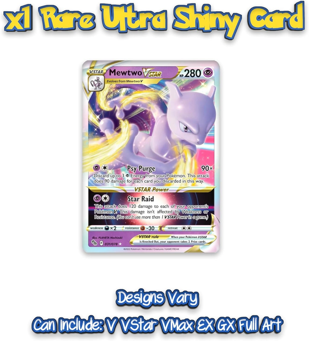 Pokemon Shiny Card Bundle 50 Random Cards Guaranteed 10 Holos 1 Rare Ultra Shiny