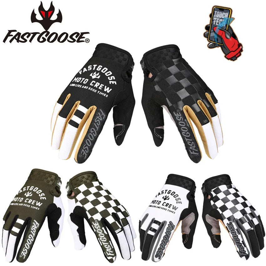 Motocross MX Sport Gloves Retro Rider Motorcycle Mountain Bike BMX MTB Cycling
