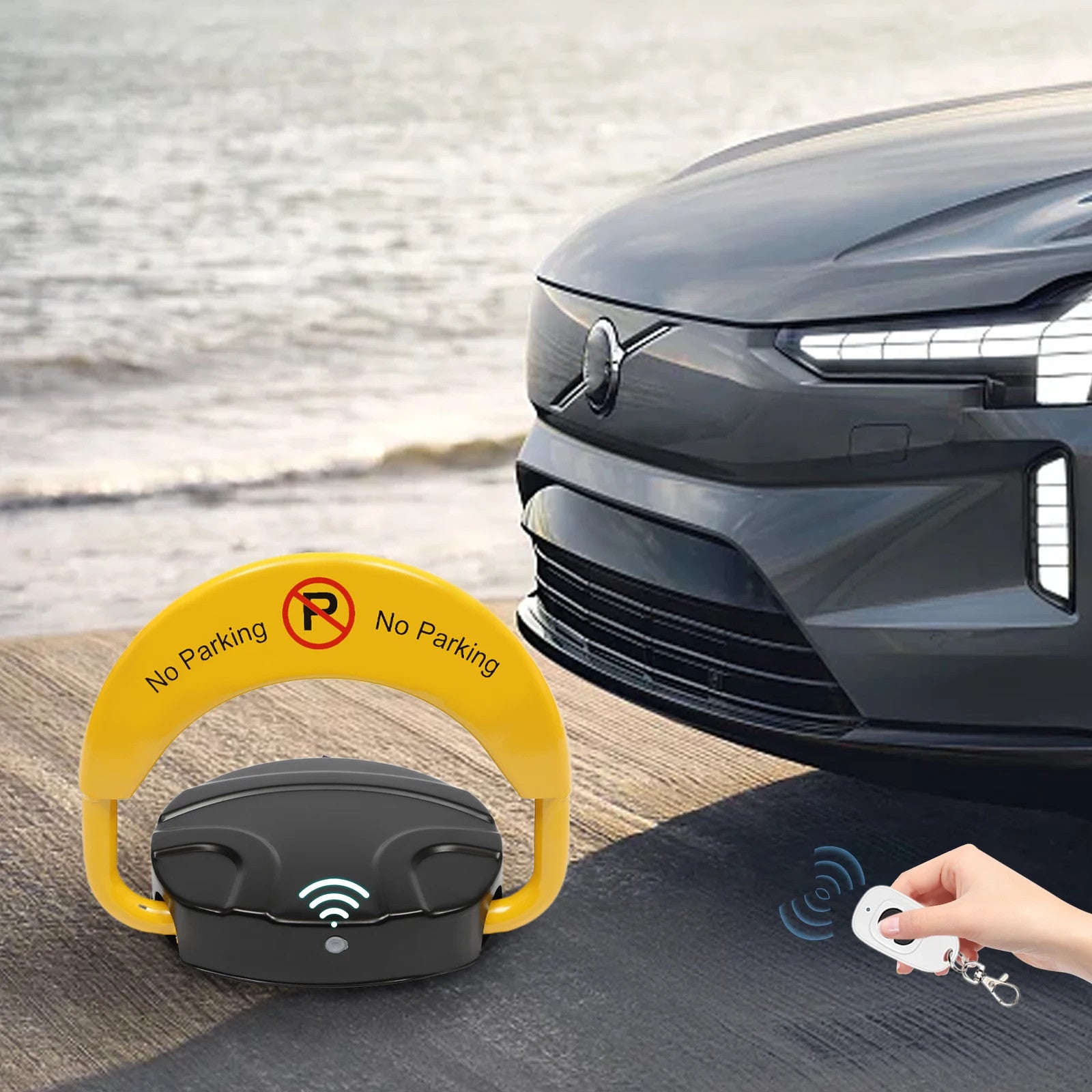 Remote Control Parking Lock Car Parking Spot Lock Auto Space Stall Barrier