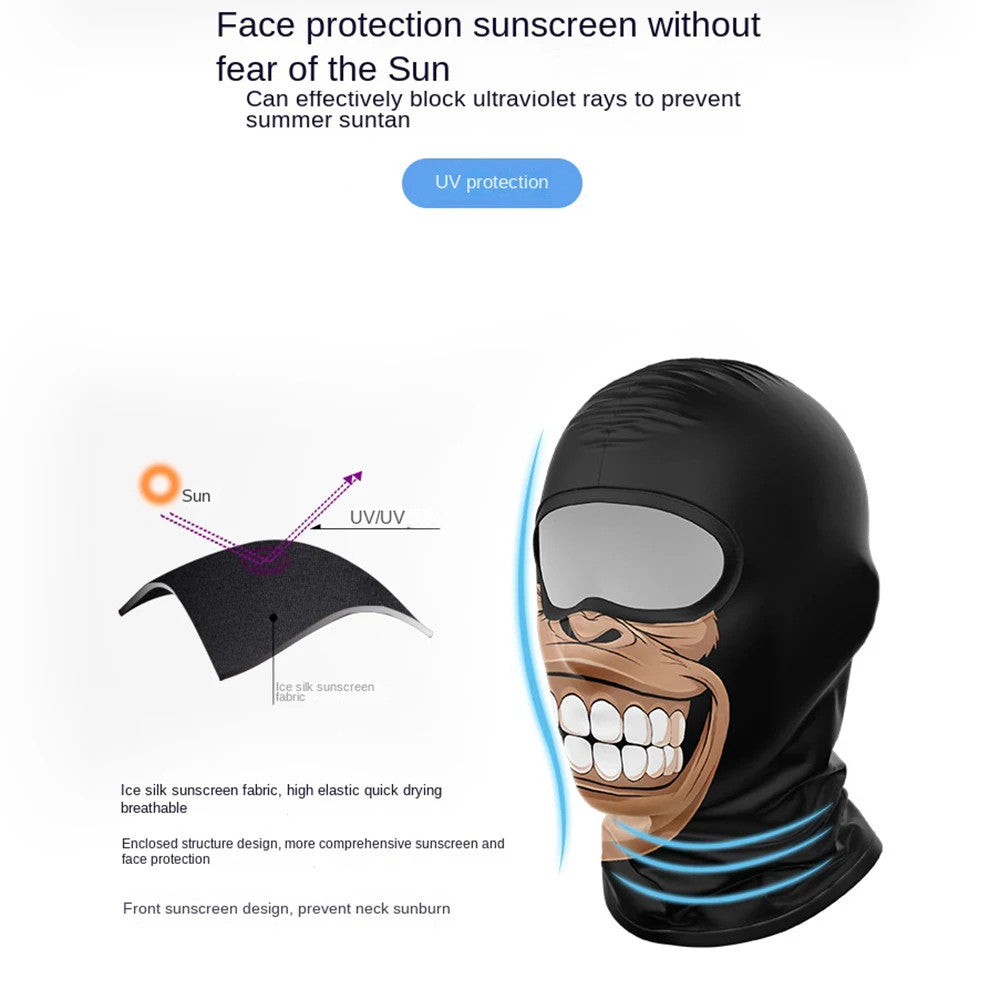 Balaclava Face Mask Moto Clown Ghost Skull Mask Breathable Windproof UV