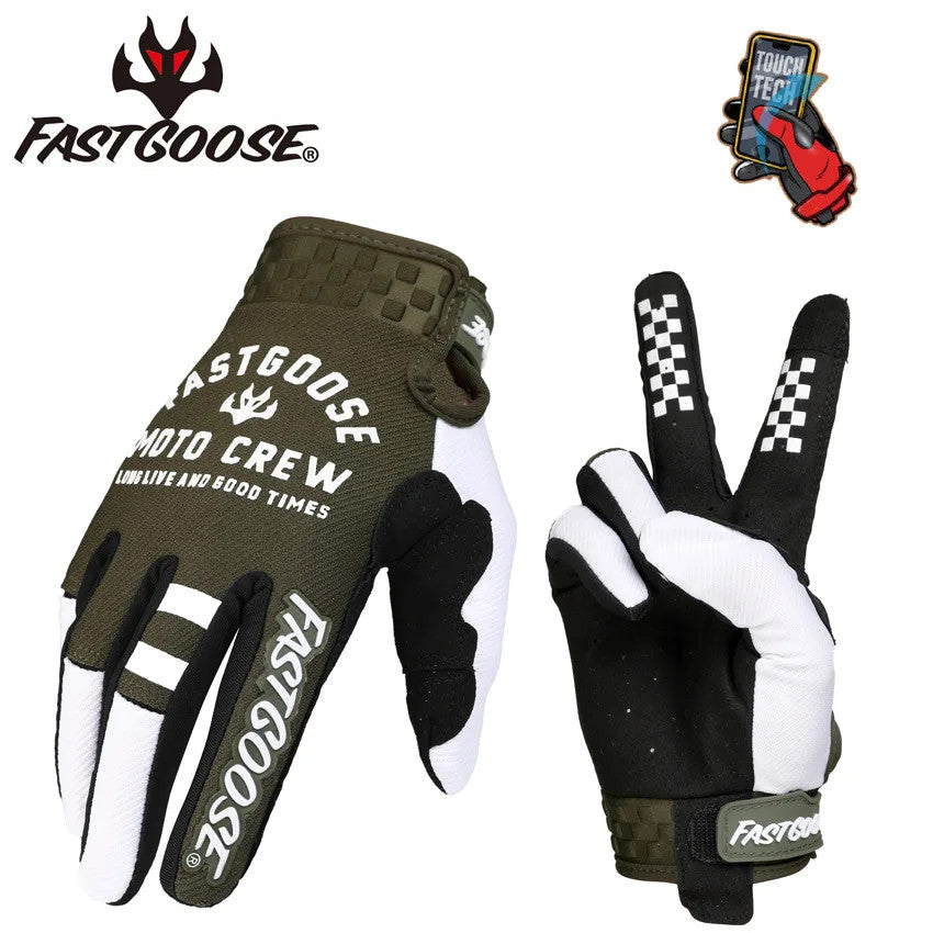 Motocross MX Sport Gloves Retro Rider Motorcycle Mountain Bike BMX MTB Cycling