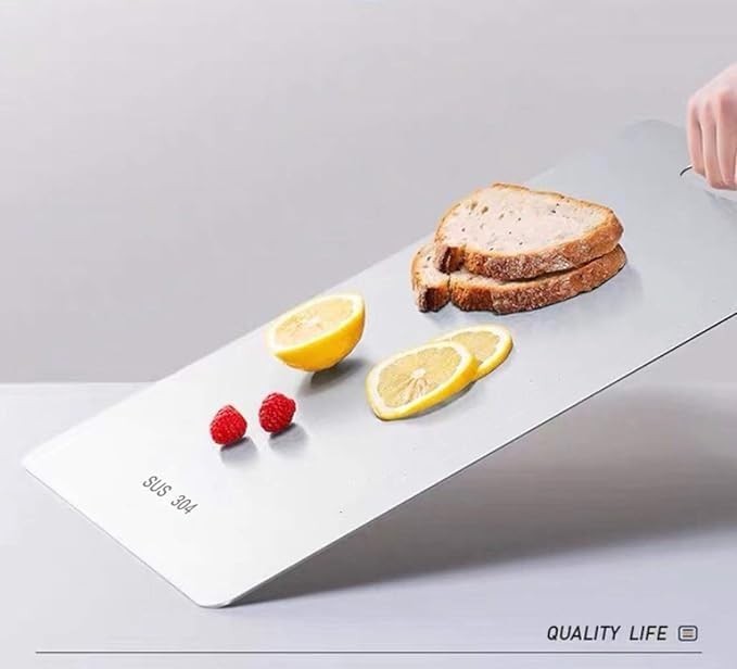 11.4" X 7.9" Stainless Steel Cutting Board for Kitchen,Sus 304 Chopping Board