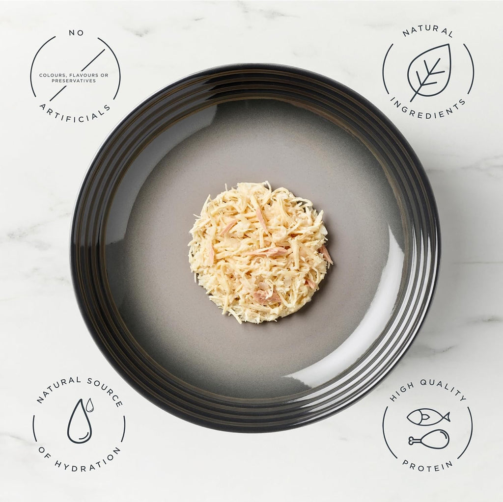 100% Natural Wet Cat Food, Multipack Chicken in Jelly, 5 X 50 G Pouches