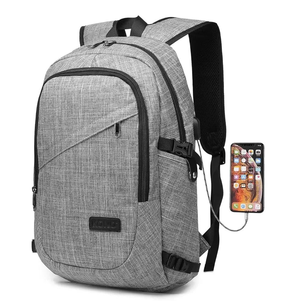 Laptop Backpack - 15.6 Inch Lightweight Laptop Bag for Men & Women USB Charging