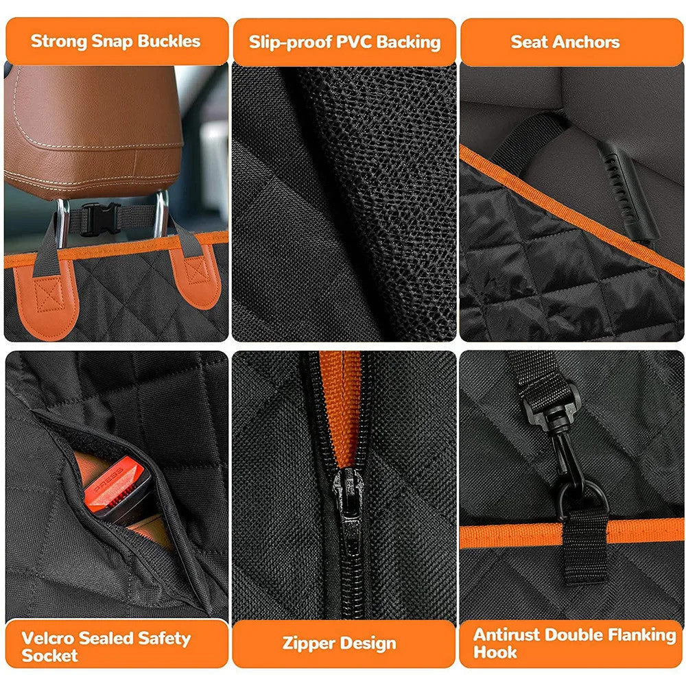Universal Waterproof Dog Car Seat Cover for Back Seat Pet Car Seat Cover Mesh