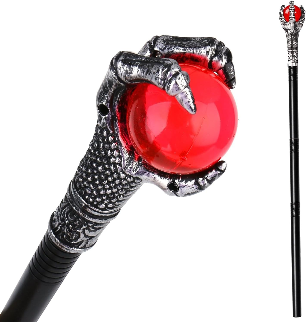 108Cm Halloween Magic Wand Gothic Walking Stick, Vampire Antique Walking Stick