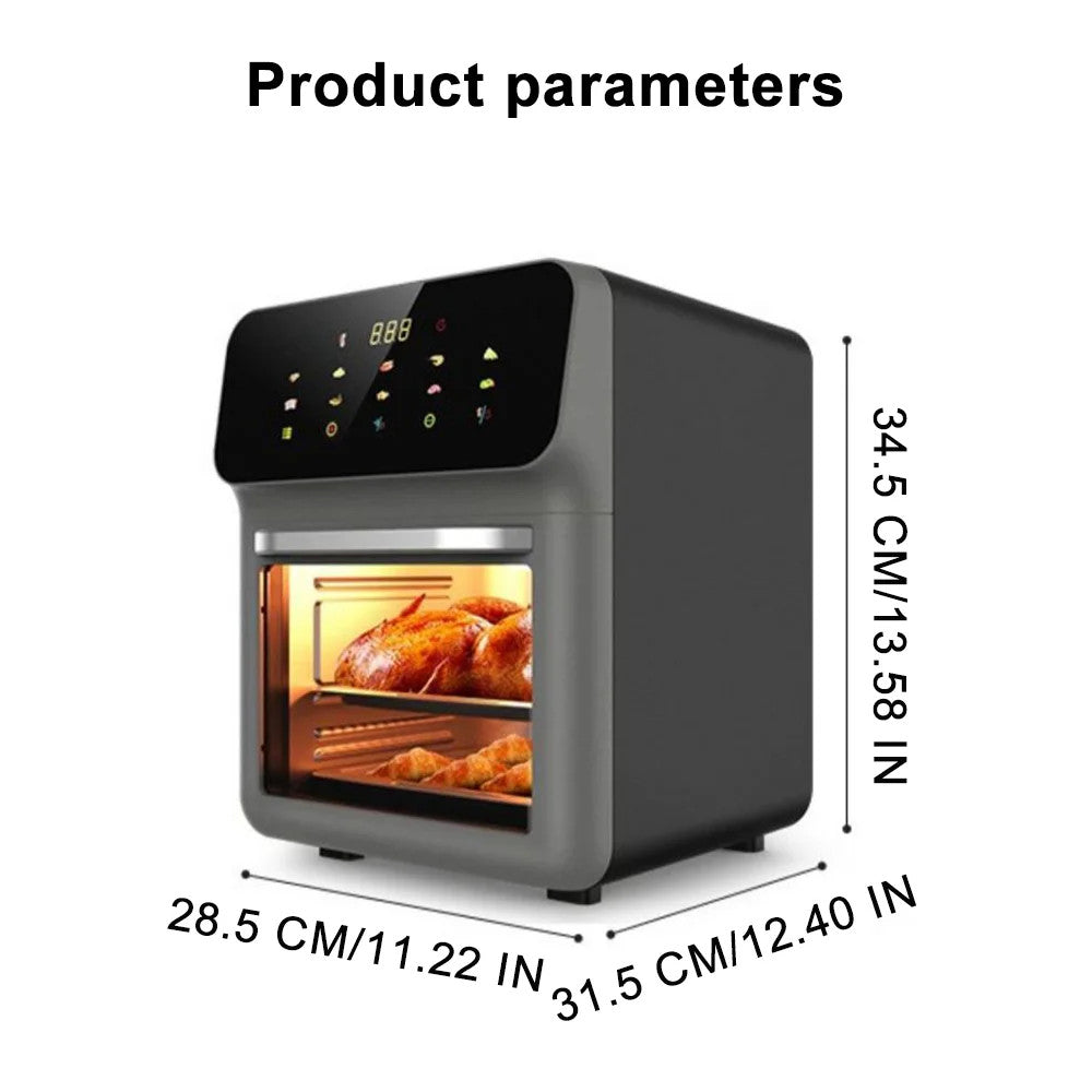 10L Air Fryer Large Capacity Electric Oven Household Multifunctional Non-Stick