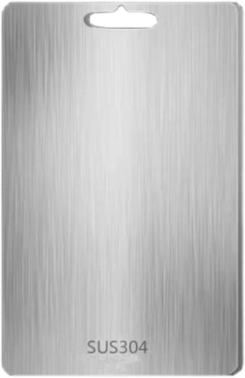 11.4" X 7.9" Stainless Steel Cutting Board for Kitchen,Sus 304 Chopping Board