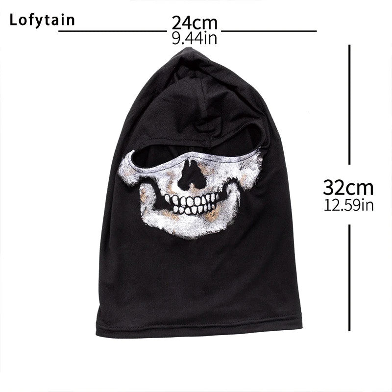 COD:MW2 Ghost Skull Balaclava Ghost Simon Riley Face War Game Cosplay Mask