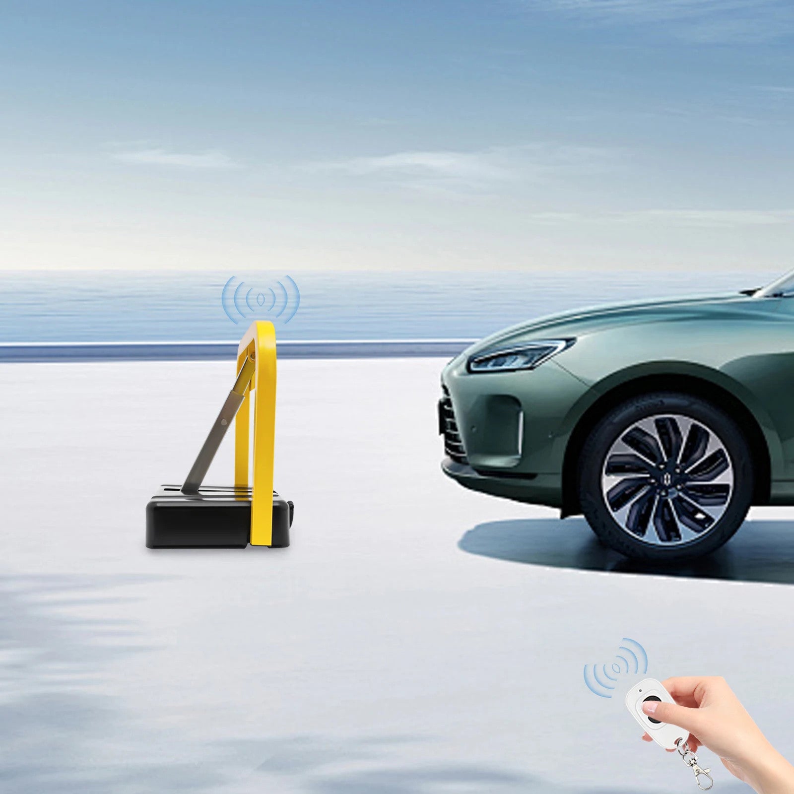 Remote Control Parking Lock Car Parking Spot Lock Auto Space Stall Barrier