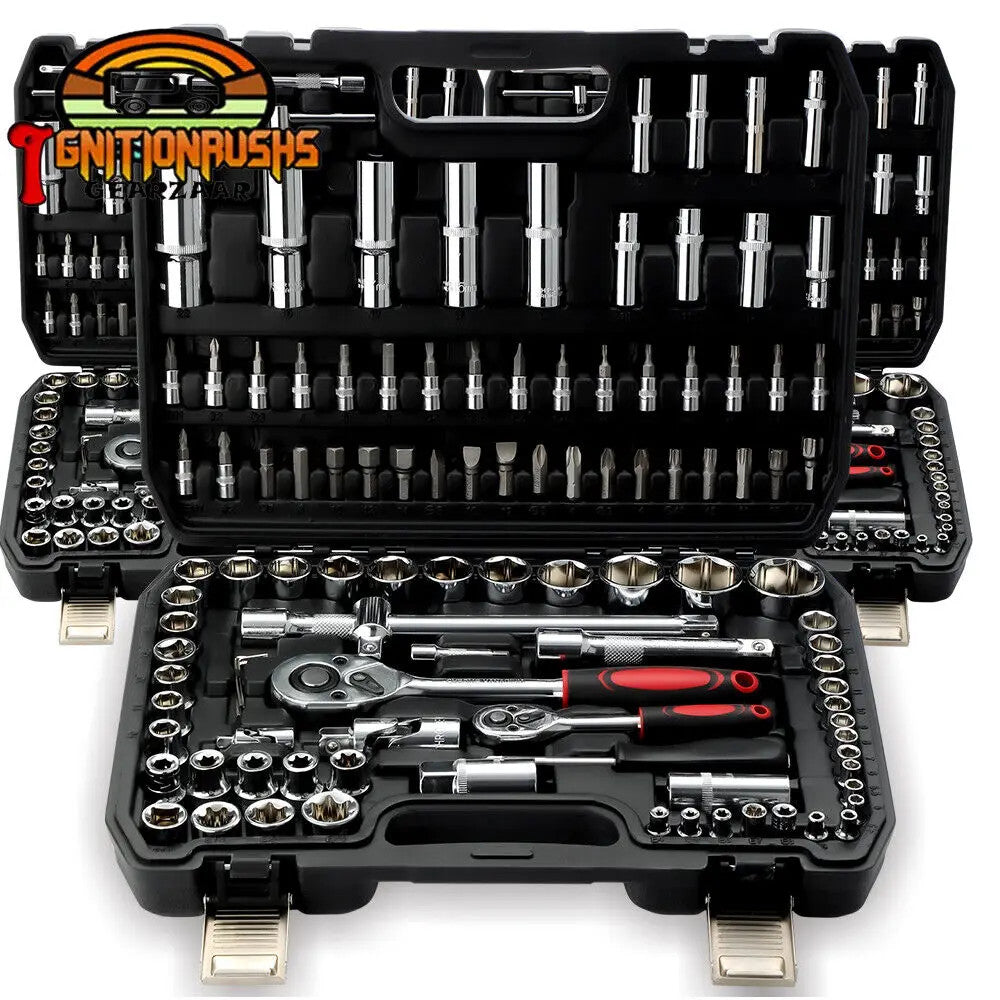 108PCS Socket Set Kit Mechanics Tool Ratchet Wrench Car Repair Toolset W/ Case