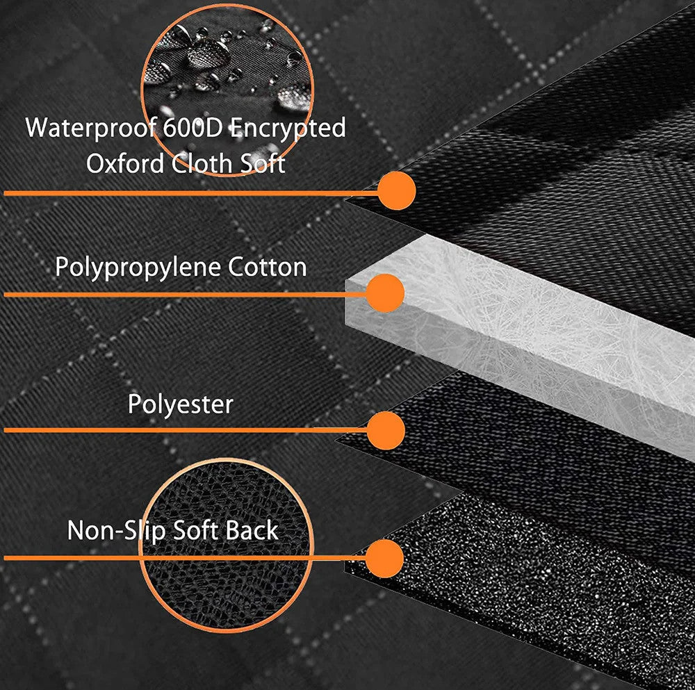 Universal Waterproof Dog Car Seat Cover for Back Seat Pet Car Seat Cover Mesh