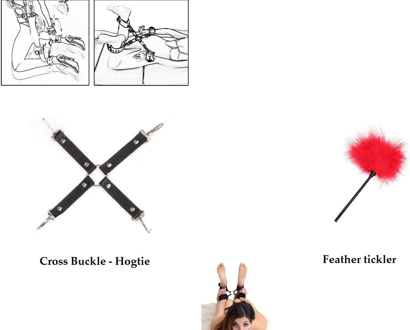 10Pcs Bondage Bed Restraints Sex Toys Adult Toys Sex BDSM Couple Bed Restraints