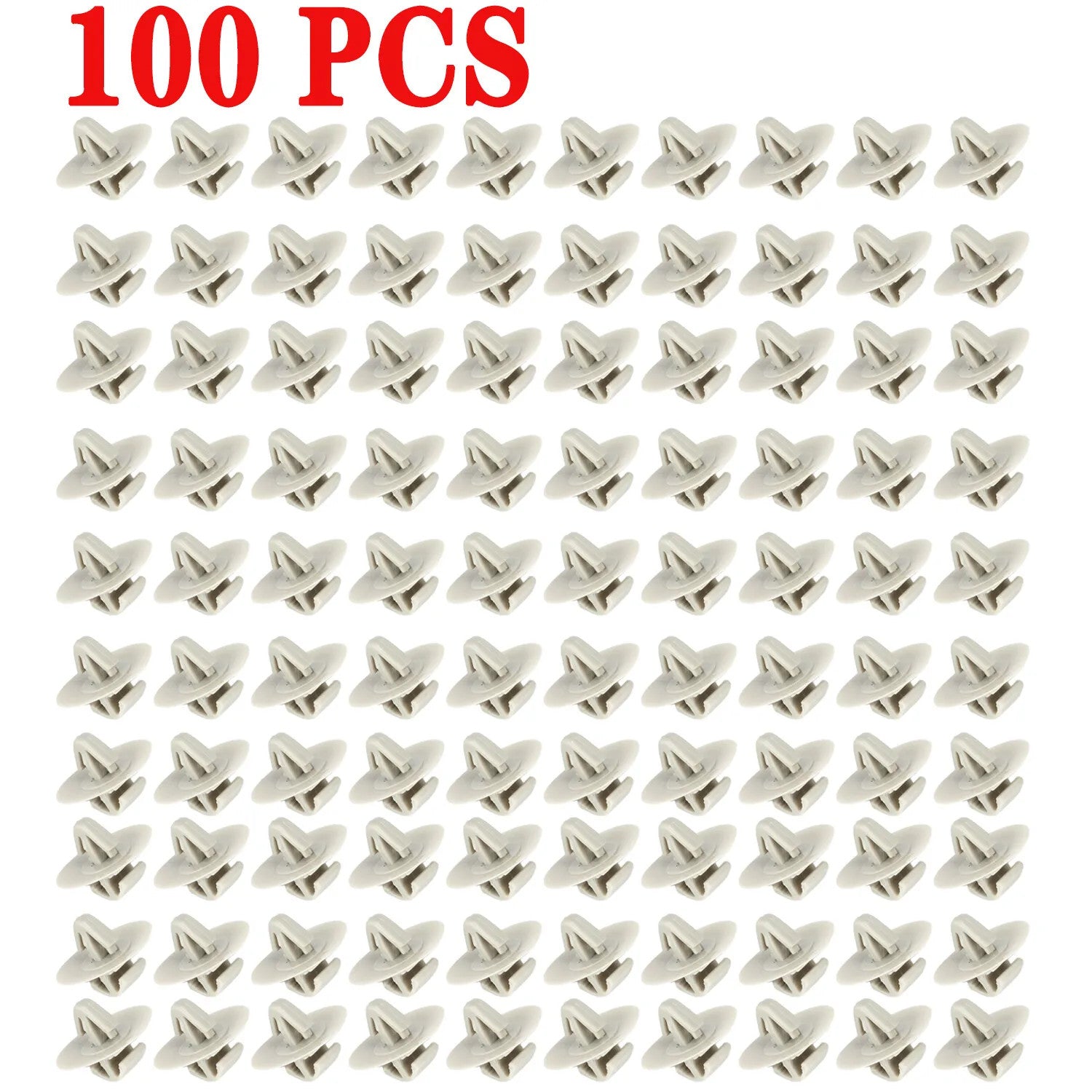 100Pcs Side Moulding Door Trim Clips for Vauxhall Vivaro Panel Plastic Exterior