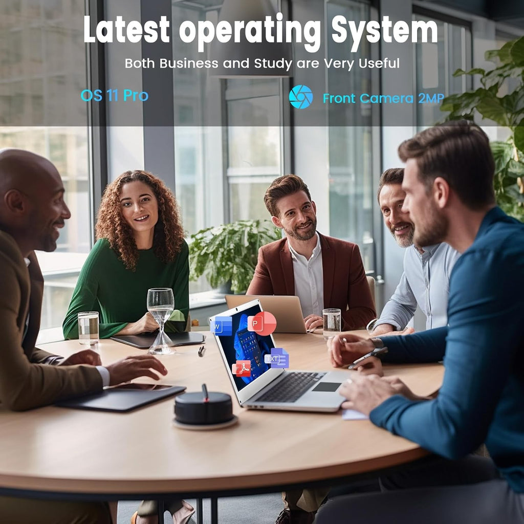 11.6 Inch Laptop 4GB DDR4 RAM 128GB eMMC Storage Celeron N4020C Processor, HD+