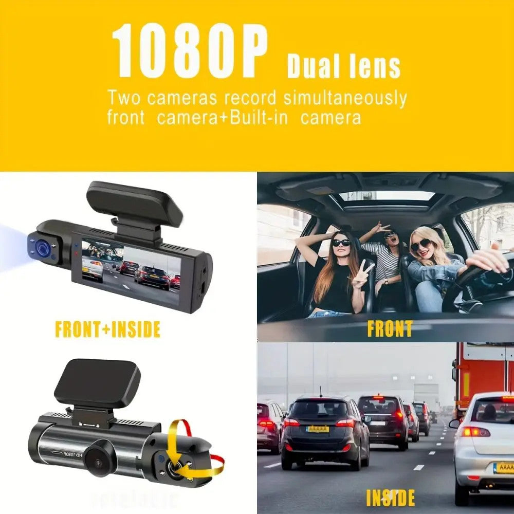 1080P HD Dash Cam Car Camera DVR Video Recorder 150 Wide-Angle128GB with GSensor