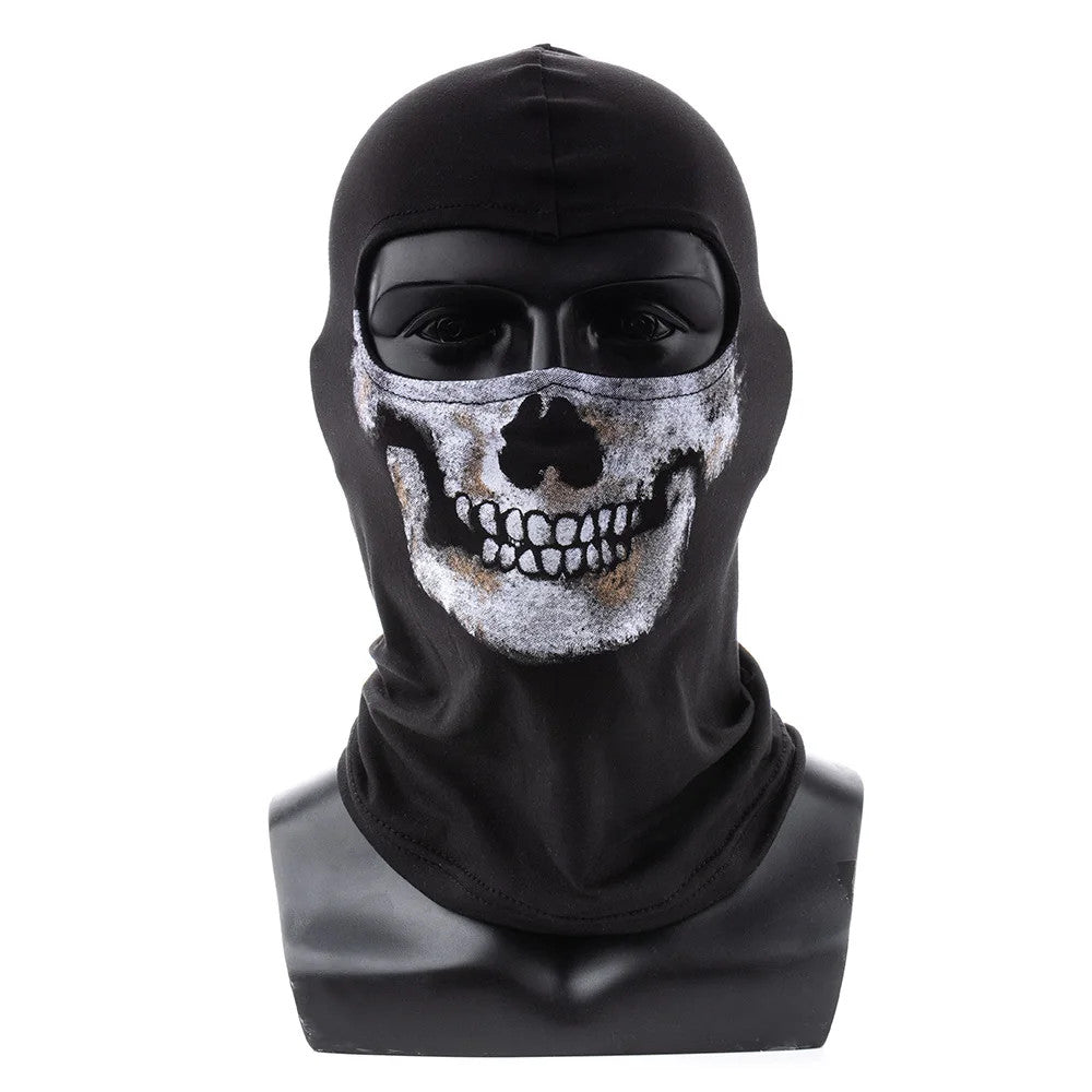COD:MW2 Ghost Skull Balaclava Ghost Simon Riley Face War Game Cosplay Mask